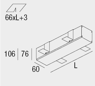 instalace v sádrokartonových stropů z 10-25mm, microprismatický kryt UGR<19, rozměry svítidla