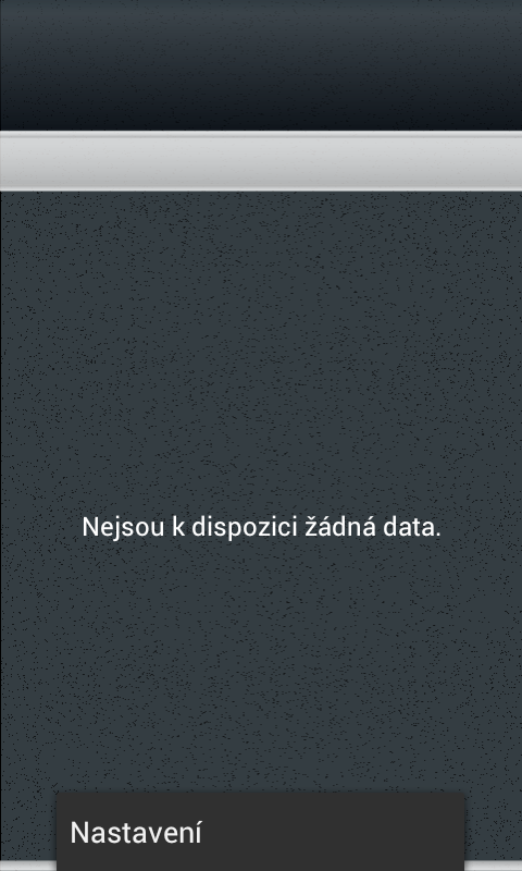 3. 3. Základní nastavení Tlačítkem Nastavení vyvoláte menu základního nastavení aplikace.