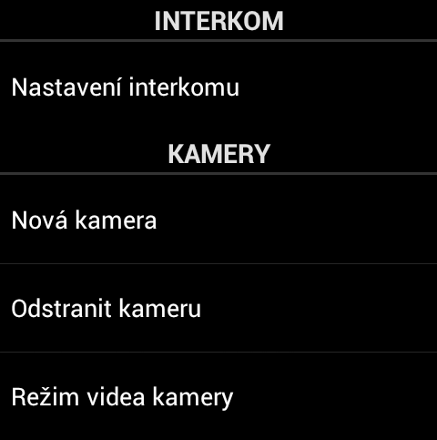 Pro přidání kamery nebo skupiny kamer pod jednu Dlaždici stiskněte tlačítko Nová kamera a poté zatrhněte požadované kamery. Navíc si můžete Dlaždici libovolně pojmenovat.