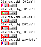 20 %obj. nafty (bez MEŘO) v oleji Absorbance Units 0.0 0.2 0.4 0.6 0.8 1.0 1.2 1.4 3500 3000 2500 2000 1500 1000 Obr. 24 Infračervená spektra oleje Panolin Universal 15W 40 s 20 % obj.