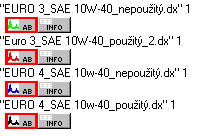 Motorové oleje odebrané z nákladních automobilů MAN L90 a MAN TGX Absorbance Units 0.0 0.5 1.0 1.5 3500 3000 2500 2000 1500 1000 Obr.