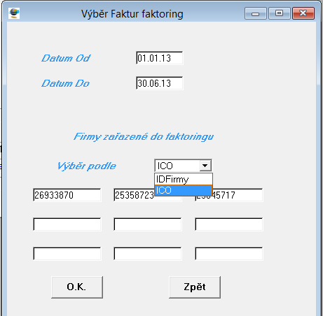 14. Intrastat Modul Finance obsahuje mechanismy pro vytvoření a případné předání výkazu Intrastatu internetem.