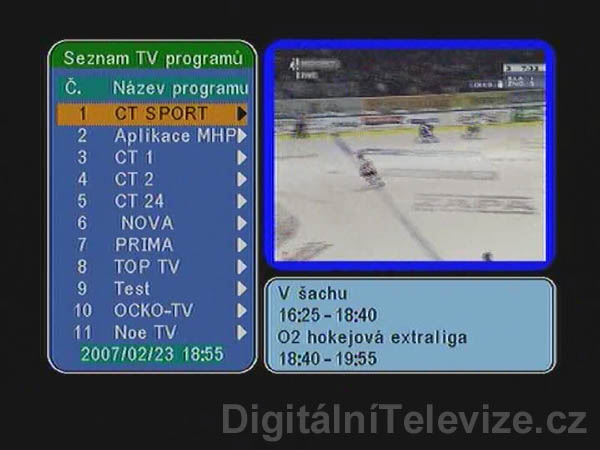 2.1 Digitální vysílání Obr. 2.4: Řešení GUI a zobrazení aplikací uložených v set-top boxu Transparentní GUI je prosazováno u takzvaných metodik nerušivého designu.