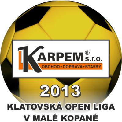 17.ročník ZPRAVODAJ č.3 6.5.2013 V pořadí třetí kolo měla na programu první liga Klatovské OPEN ligy KARPEM 2013 v malé kopané, svým druhým kolem pokračovali i zbylé dvě ligy.