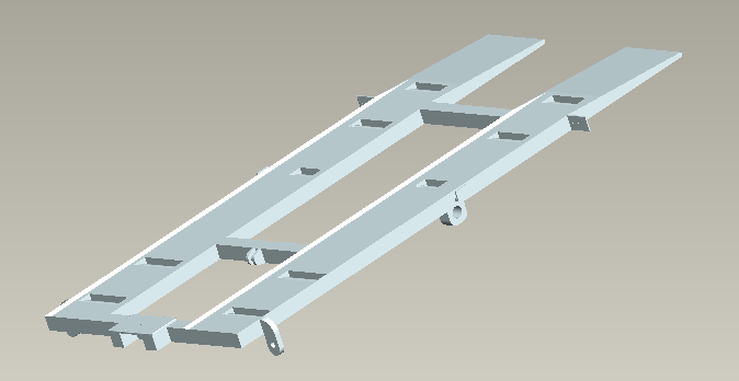 Proto jsem zvolil, že nástavba bude vyrobena z hliníku, jehož hustota je 2700 kg/m 3 oproti hustotě konstrukční oceli, jejíž hodnota je 7850 kg/m 3.