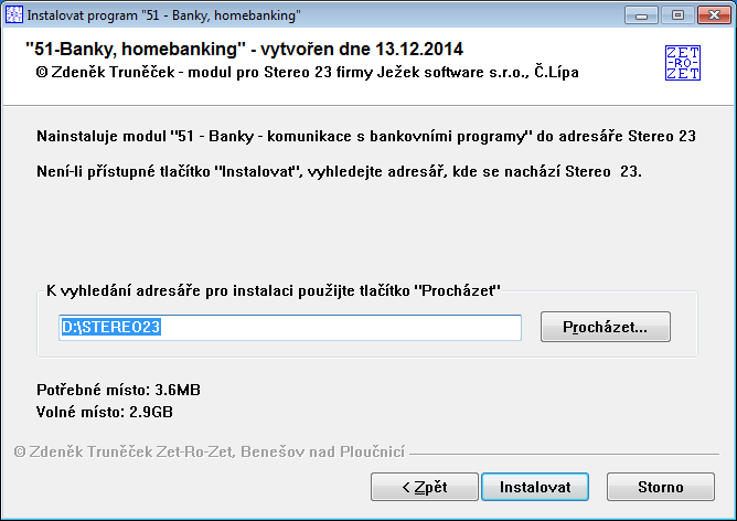 Připojujete-li se k internetu z počítače, ve kterém máte Účto, můžete si vybrat, zda zahájíte