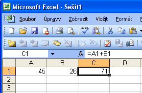 Zadávání data a času - při zadávání je výhodné použít některý z předdefinovaných formátů, které najdeme zase ve formátu buňky.