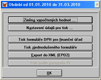 V jednoduchém účetnictví je nutno u tohoto dokladu vypnout volbu Uplatnit DPH, tak aby se do deníku zapsalo DPH nulové.