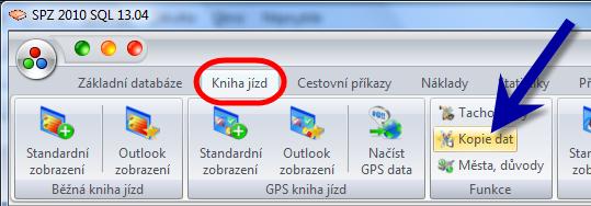 Vedení knihy jízd Vedení knihy jízd Kniha jízd obsahuje všechny jízdy zaznamenané ONI systémem. Pokud chcete s jízdami pracovat, je potřeba data a jízdy stáhnout z ONI systému.