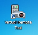 8. Pomocný software pro uživatele Spuštění programu Virtual Remote Tool Spuštění pomocí ikony zástupce na ploše Poklepejte na ikonu zástupce na ploše v systému Windows.