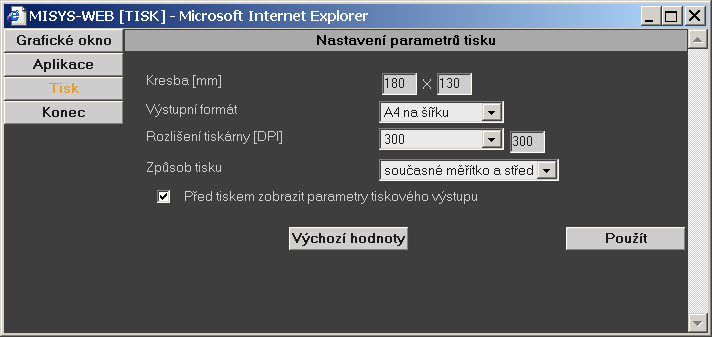 Funkce systému MISYS-WEB Zvýrazňování dohledaných objektů Pomocná kresba Styl komponent aplikace Jazyk aplikace taženého obdélníku nebo lokalizovat různé projekty v jednom okně.