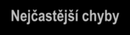 Nejčastější chyby Nejčastější chybové hlášky u registrace VZ (hromadná žádost) Osoba FO s bydlištěm v CZ nemá rodné číslo Nesprávně uvedené IČO V registru ROS nenalezen záznam Indiv.