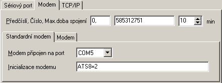 3.3.4.1 Připojení přes sériový (COM) port Připojení pomocí sériového portu je nejčastěji realizováno metalickým vedením RS485.