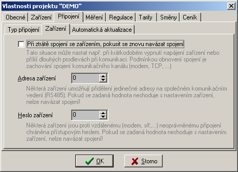 Parametr Max. doba spojení omezuje maximální dobu připojení modemu. Jelikož se obvykle platí za dobu připojení, je to taková malá pojistka proti opomenutí včas zavěsit.