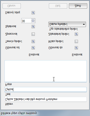 otevřít formulář pro nastavení vzoru Editace struktury pro výchozí nastavení termínu podle kterého bude na smlouvě vytvořeno jeho výchozí datum.