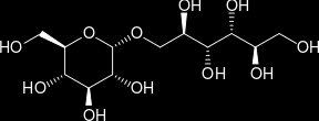 Obr. 12 Strukturní vzorec mannitolu (www37) Mannitol je o něco málo sladší neţ cukr a vyrábí se fermentací pomocí bakterií Lactobacillus intermedius z glukózy a maltózy.