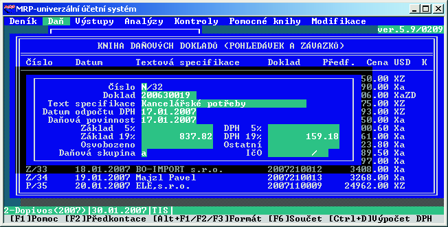 Ceny pro ÚČETNICTVÍ MAXI propojené s modulem DAŇ Z PŘÍJMU PRÁVNICKÝCH OSOB: e) zákl.verze...,-kč; f) MULTIVERZE... 9 998,-Kč g) zákl.-síť...,-kč; h) MULTI-síť... 15 398,-Kč 18.