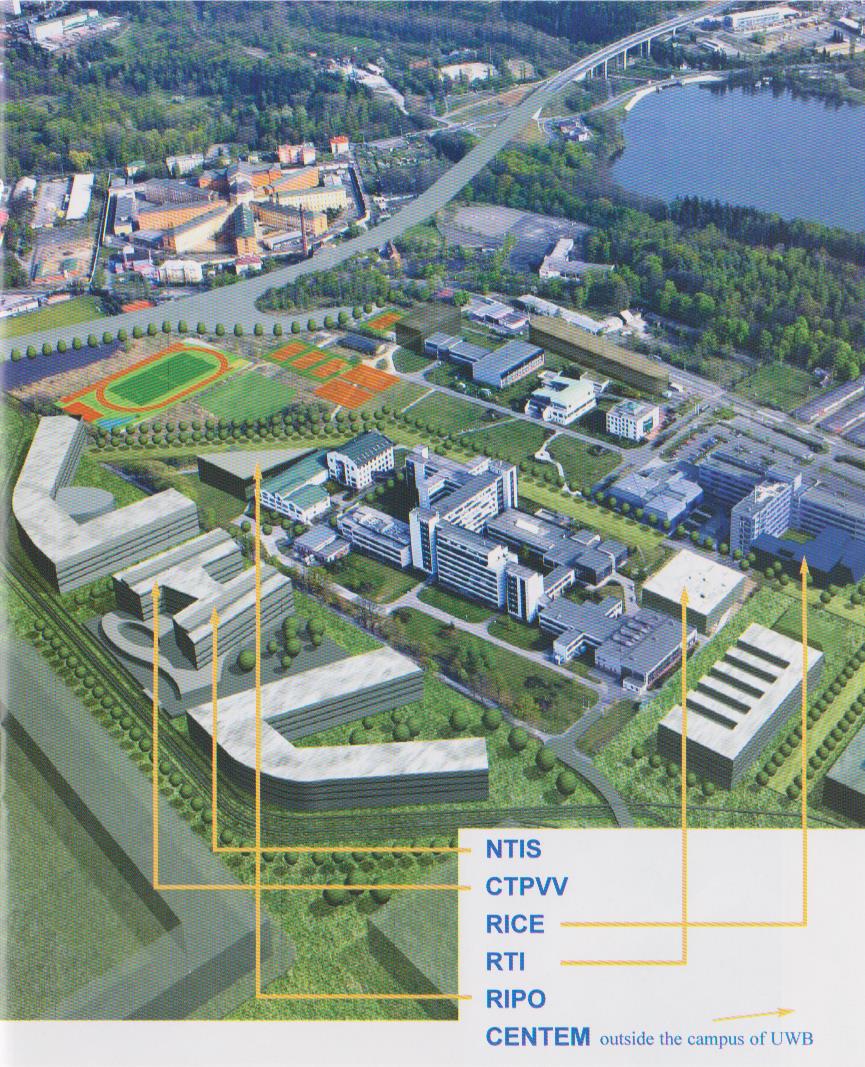 VÝZKUM A VÝVOJ NA TECHNICKÝCH FAKULTÁCH ZČU V PLZNI NTIS Nové technologie pro informační společnost (Fakulta aplikovaných věd) CTPVV Centrum technického a přírodovědného vzdělávání a výzkumu (Fakulta