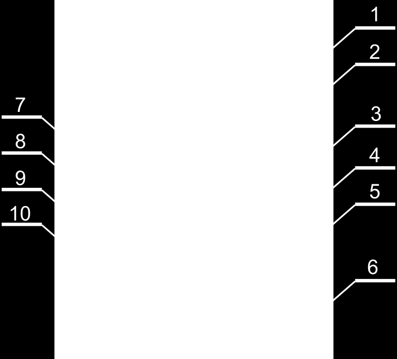 6.4 Výrobní štítek Základní provozní parametry čerpadla jsou uvedeny na výrobním štítku popsaném níže. 1 Obchodní značka 2 Typové označení čerpadla SP-XXYY XX průtok mš/hod.