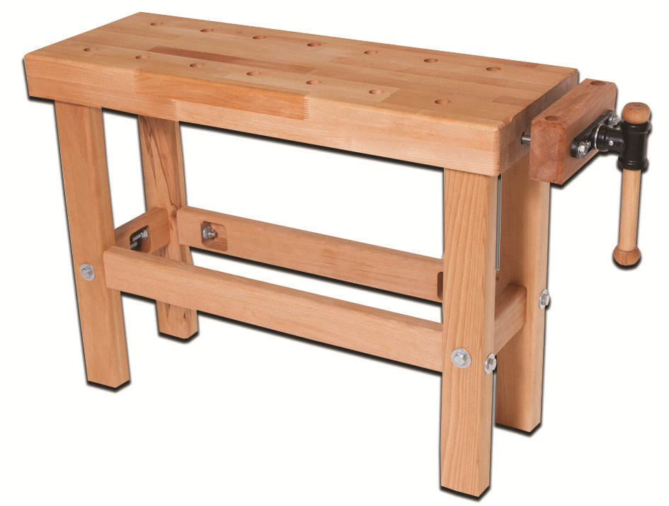 Součástí balení je pár profi duralových poděráků Bench1. Průměr děr je 25 mm.