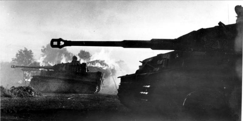 Německý postup ve Stalingradu, říjen 1942 (Deutsches Bundesarchiv, Bild 183-B22222) Sovětští partyzáni vytlačující německou trestnou výpravu Prezident