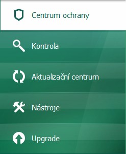 U Ž I V A T E L S K Á P Ř Í R U Č K A Levá část okna umoţňuje rychle přepnout na hlavní funkce aplikace: povolení a zakázání