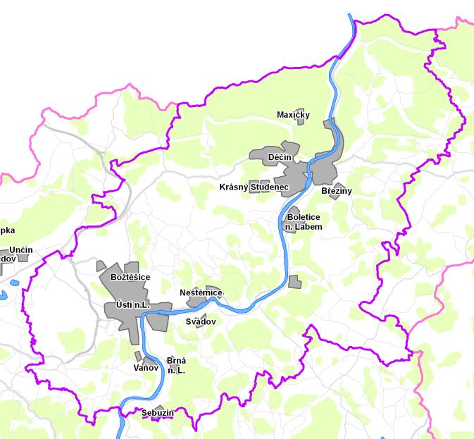 Cíle studie - zhodnocení PS Děčín část A - Analýza splavnosti Labe v úseku Ústí nad Labem státní hranice ČR část B - Zhodnocení plavebního stupně Děčín ve vazbě na