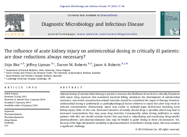 Aktuální analýza Betalaktamová antibiotika Standardní dávkování během