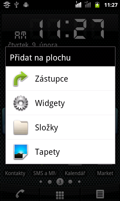 Všeobecné oznámení. FM rádio v provozu Přehrávání písně. Stahování aplikace Ikony zástupců Klepnutím na ikonu zástupce aktivuje související funkci.