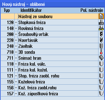 Správa nástrojů 10.5 