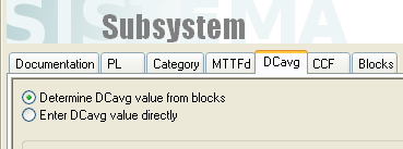 Klikněte na záložku MTTFd a ujistěte se, že je vybráno Determine the MTTFd value from subblocks. 2 3 3. Klikněte na záložku DCavg a ujistěte se, že je vybráno Determine DCavg value from blocks. 4 4.