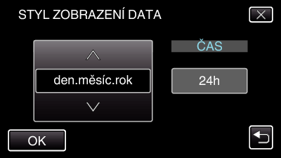 Nastavení menu AUTOM VYP NAPÁJENÍ RYCHLÝ RESTART DEMO REŽIM NASTAV DOTYK OBR ZOBRAZIT V TV VIDEO VÝSTUP HDMI VÝSTUP OVLÁDÁNÍ HDMI TOVÁRNÍ NASTAVENÍ AKTUALIZACE PC SW AKTUALIZACE FORM VEST PAMĚŤ