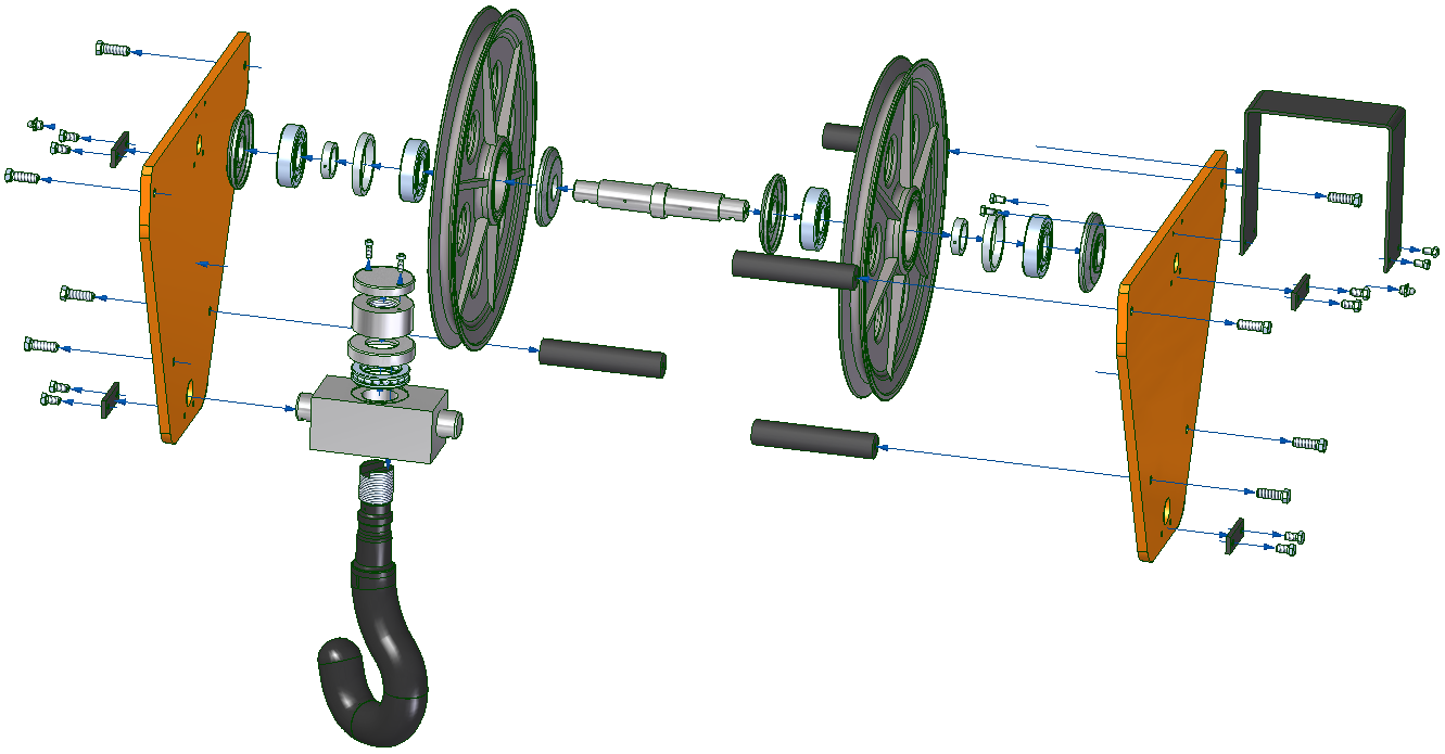 UTB ve Zlíně, Fakulta technologická 64 7 3D MODEL Obrázek 45 Finální 3D model