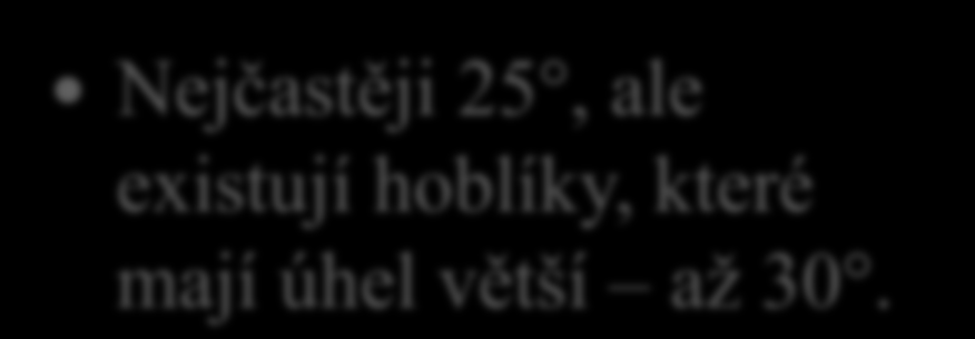 Hoblování a druhy hoblíků 14.