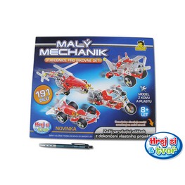 druhy Zkratka: 61493 Název: Malý mechanik - 4 druhy, 17 cm Zkratka: 61496 Název: Malý mechanik -