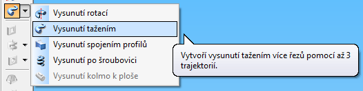 2 ÚVOD V předešlých úlohách bylo vysvětleno a procvičeno vytváření základních prvků pomocí funkcí Vysunutí a Lineární vysunutí.