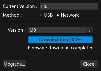 Nástroje Upgrade (Firmware) [Home> Tools> Upgrade or advanced settings> system> upgrade] Po zkopírování souboru po internetu a restartu systému bude upgrade spuštěn.