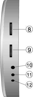POPIS FUNKČNÍCH JEDNOTEK A PŘÍSLUŠENSTVÍ POPIS FUNKCE 1. 2,8 LCD TFT monitor 2. Tlačítko hovoru 3. Tlačítko otevírání dveří, pokud byl elektronický zámek nainstalován. 4. Sledování 5.