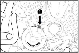 straně pod sedadlem. Sedadlo vyjměte. - Očistěte rozlitý olej. - Nedolévejte olej po víčko olejové nádrže, mohlo by dojít k poškození motoru.