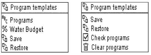 C Šablony programů Template programs Pro možnost vstupu do programovacích funkcí musí být vysílací modul napojen buď přes IR, nebo radio přenos do ovládacího modulu CM TBOS/ TBOS-II.