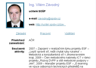 LOGISTIKA DATABÁZE ZAMĚSTNANCŮ ŠKOLY Jedná se o relativně novou