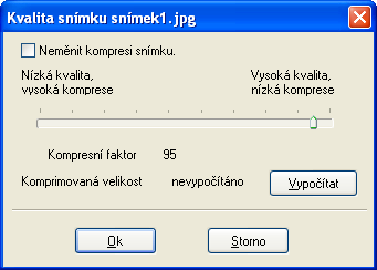 Hlavní okno programu Uložit Tato volba uloží snímky označené (modře orámované) v Panelu náhledů.