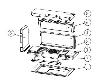 4. PŘEHLED NEJDŮLEŽITĚJŠÍCH NÁHRADNÍCH DÍLŮ Těsnění Označení kód výr. Ploché těsnění 8 x 2; L = 1220 mm 710096 Oválné těsnění Ø 8; L = 1680 mm 710049 Keramott Označení č. skicy kód výr.