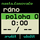 8. Časovače Ovladač lze naprogramovat pro časové spouštění příkazů. Příkazem můţe být například staţení/vytaţení vybraných ţaluzií nebo jen naklopení jejich lamel.