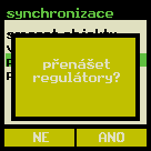 11.2. Synchronizace Synchronizace se týká komfortních dálkových ovladačů obsahujících stromovou strukturu objektů (ţaluzie, časovače, regulátory).