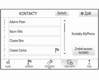 22 Základní funkce Pokud počet oblíbených položek překročí počet oblíbených položek aktivovaných v nabídce nastavení, další uložené oblíbené položky nejsou odstraněny, ale pouze skryty.