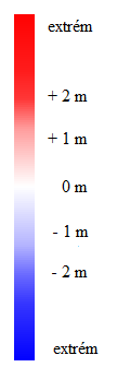 v protokolu. Všechna grafická znázornění DMT mají stejnou hypsometrii jako v předchozí kapitole, ale rozdílné intervaly, které jsou nastaveny podle výškového rozložení lokality. 4.