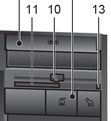 Ventilátor 11 Výstup ventilátoru Mletím a spařováním kávy vzniká vlhko a teplo, které je nutné odvětrat. K minimalizaci těchto faktorů slouží ventilátor, kterým jsou nové kávovary Serie 8 vybaveny.