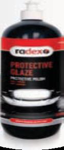 Pasta na ochranu lesku Protective Glaze RADEX PG je pasta na ochranu lesku na bázi přírodního carnaubského vosku, která v kombinaci s polymérními promotérmi vytváří velmi odolný film na povrchu