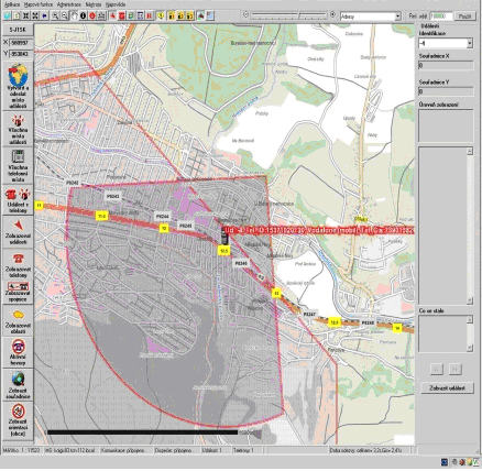 UTB ve Zlíně, Fakulta aplikované informatiky 25 Obrázek 2. - Příklad lokalizace volajícího na linku TCTV112 operátor T-mobile 14 Obrázek 3.